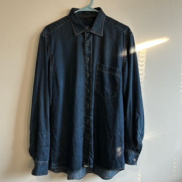 ❗️PRICE DROP❗️HAUPT OF GERMANY MENS BUTTON-DOWN SHIRT - Picture 1 of 5